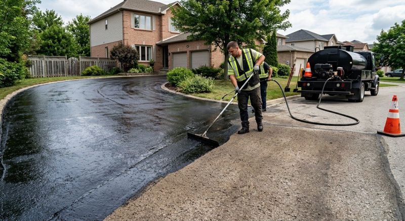 Asphalt Driveway Sealing in San Antonio, TX