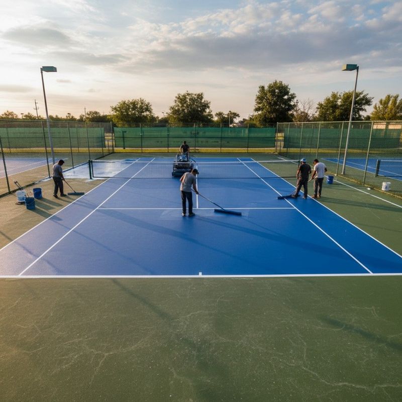 Tennis Court Resurfacing