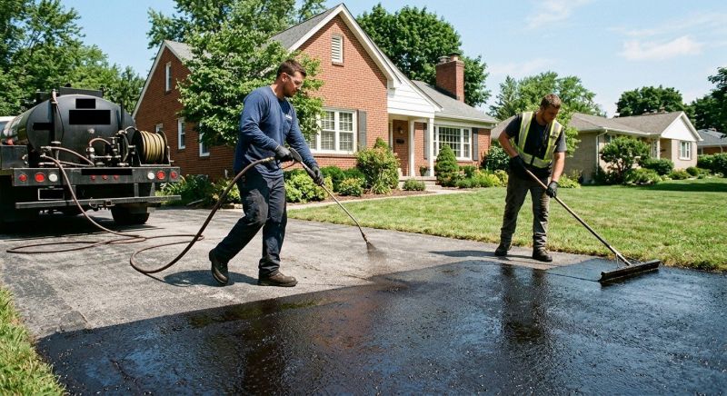 Blacktop Driveway Sealing in Sarasota, FL
