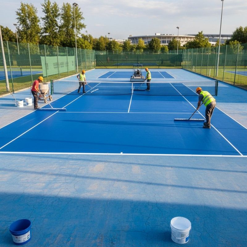 Tennis Court Resurfacing