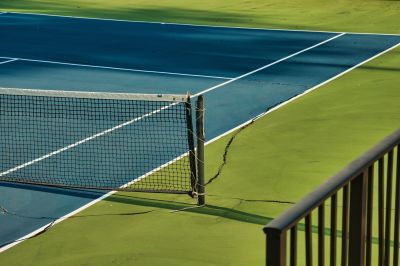 Indoor Tennis Court Interior