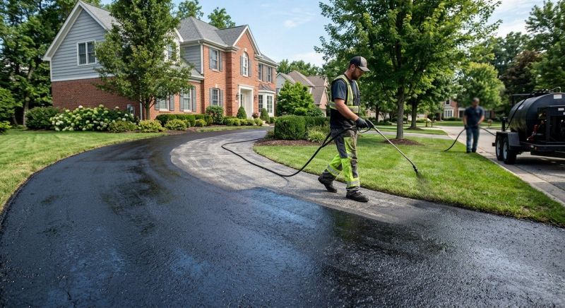 Residential Driveway Sealcoating in Columbus, OH